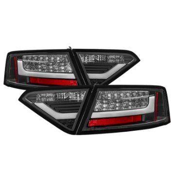 Picture of Spyder Audi A5 08-12 LED Tail Lights Black ALT-YD-AA508-LED-BK
