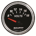 Picture of Autometer Designer Black II 52mm 18V Voltmeter Gauge