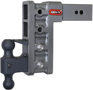 Picture of Gen-Y Mega Duty 3in Shank 9in Drop 3-5K TW 32K Hitch w-GH-0161 Dual-Ball-GH-0162 Pintle Lock