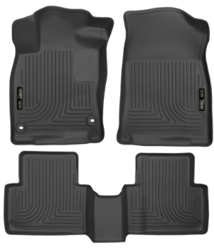 Picture of Husky Liners 2016 Honda Civic 4DR WeatherBeater Combo Black Floor Liners