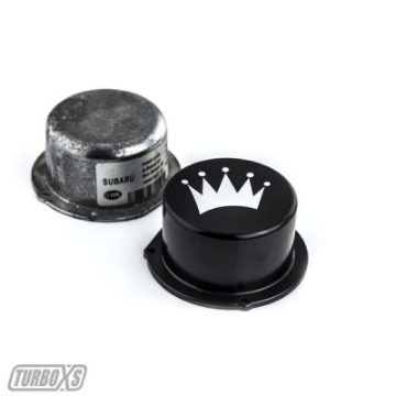 Picture of Turbo XS 15-16 Subaru WRX Billet Aluminum Vacuum Pump Cover - Black