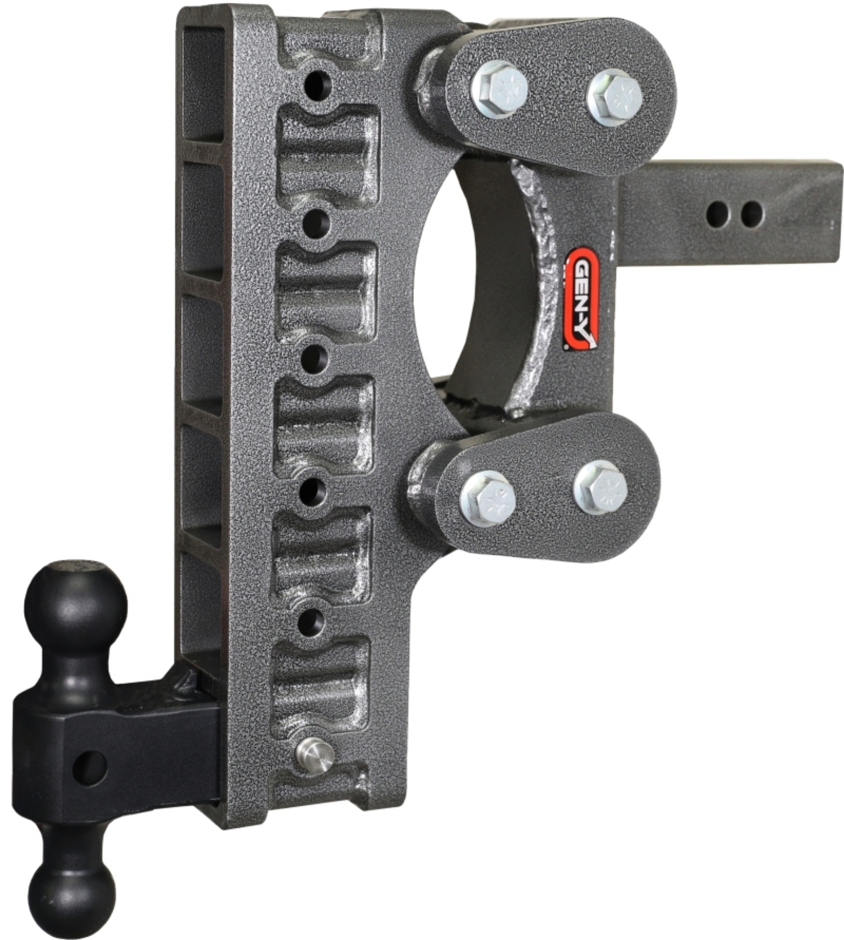 Picture of Gen-Y The Boss Torsion-Flex 2-5in Shank 12in Drop 2-4K TW 21K Hitch w-GH-061 Dual-Ball