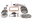 Picture of Omix Diff Bearing Shim Kit Dana 30 84-01 Jeep Models