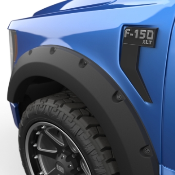 Picture of EGR 21-23 Ford F-150 Traditional Bolt-On Look Fender Flares w- Black-Out Bolt Kit Set Of 4