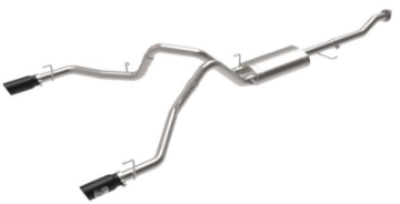 Picture of aFe Vulcan Series 3in 304SS Cat-Back w- Black Tips 15-20 Ford F-150 V6 2-7L-35Ltt - V8 5-0L