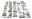 Picture of Omix Body Fastener Kit Hard Top 87-95 Wrangler YJ