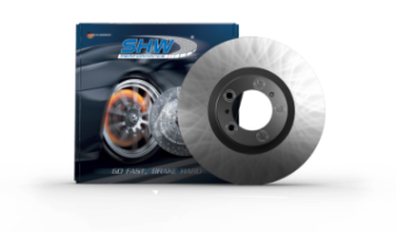 Picture of SHW 19-22 Porsche Macan 2-0L V6 Front Right Smooth Monobloc Brake Rotor 95B615302AB