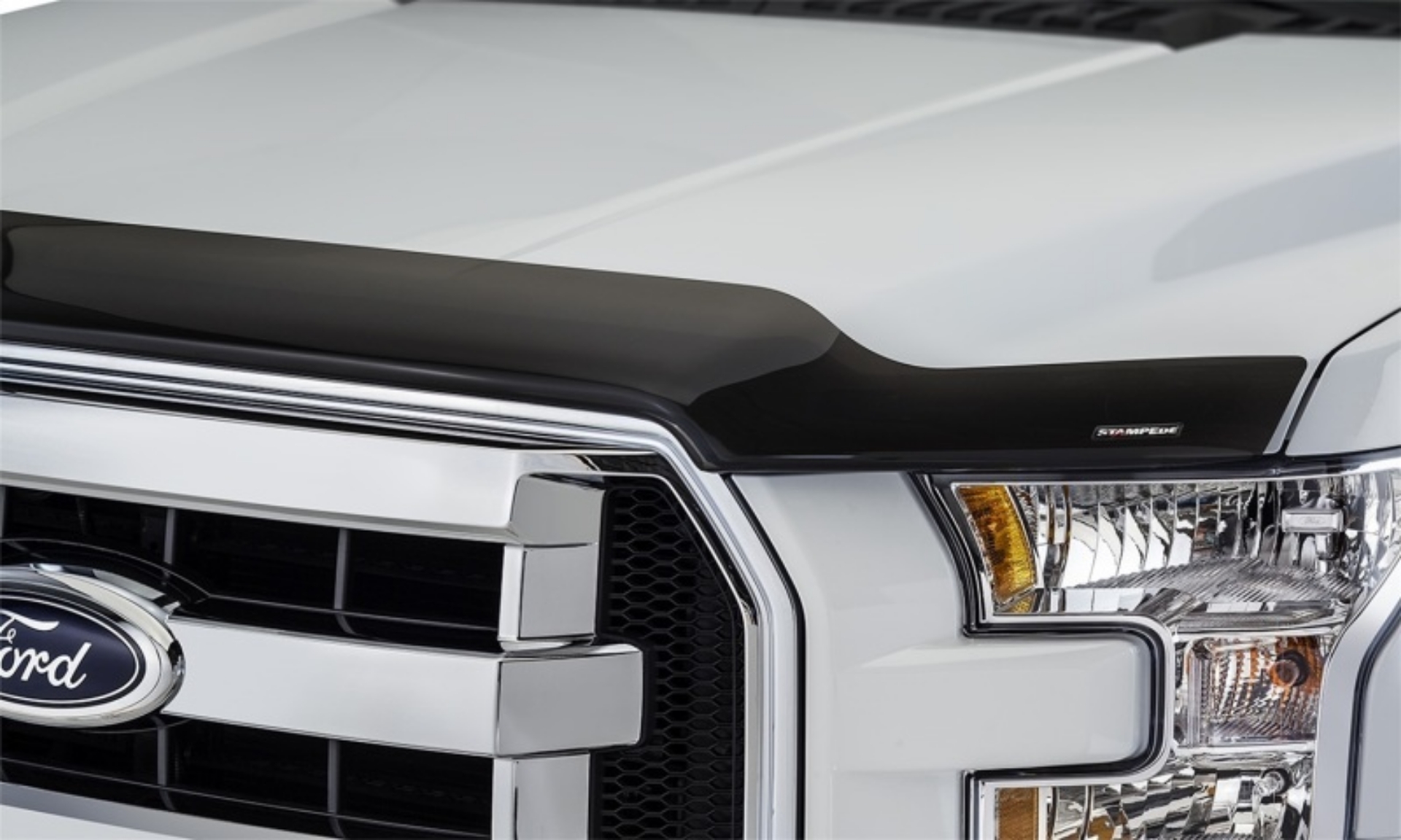 Picture of Stampede 2021-2023 Ford F-150 Excludes Tremor-Raptor Models Vigilante Premium Hood Protector - Smoke