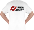 Picture of RockJock T-Shirt w- RJ Logo and Horizontal Stripes on Front Gray XXL