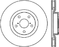 Picture of StopTech Power Slot 5-93-98 Supra Turbo Front Right SportStop CRYO Slotted Rotor
