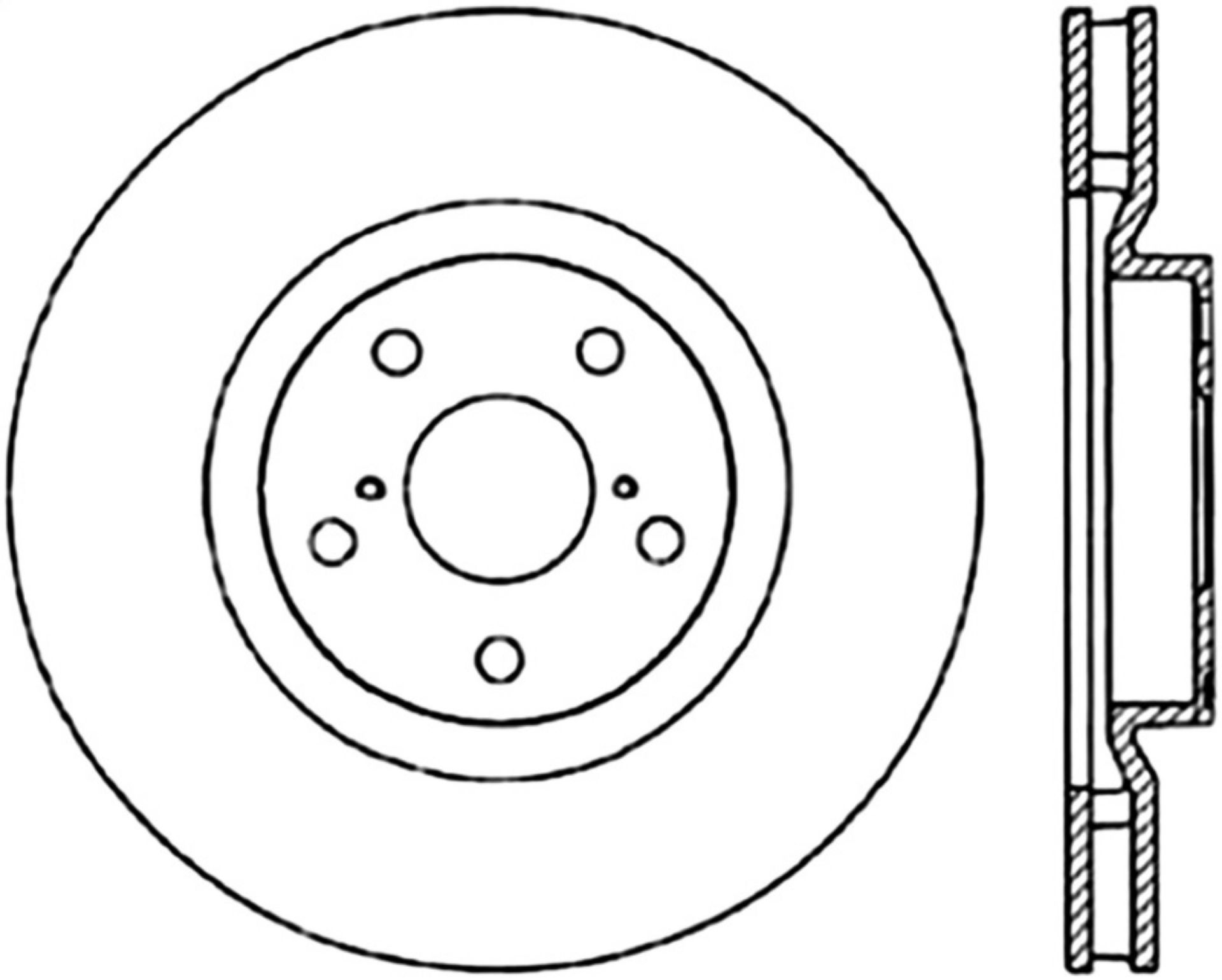 Picture of StopTech Power Slot 5-93-98 Supra Turbo Front Right SportStop CRYO Slotted Rotor
