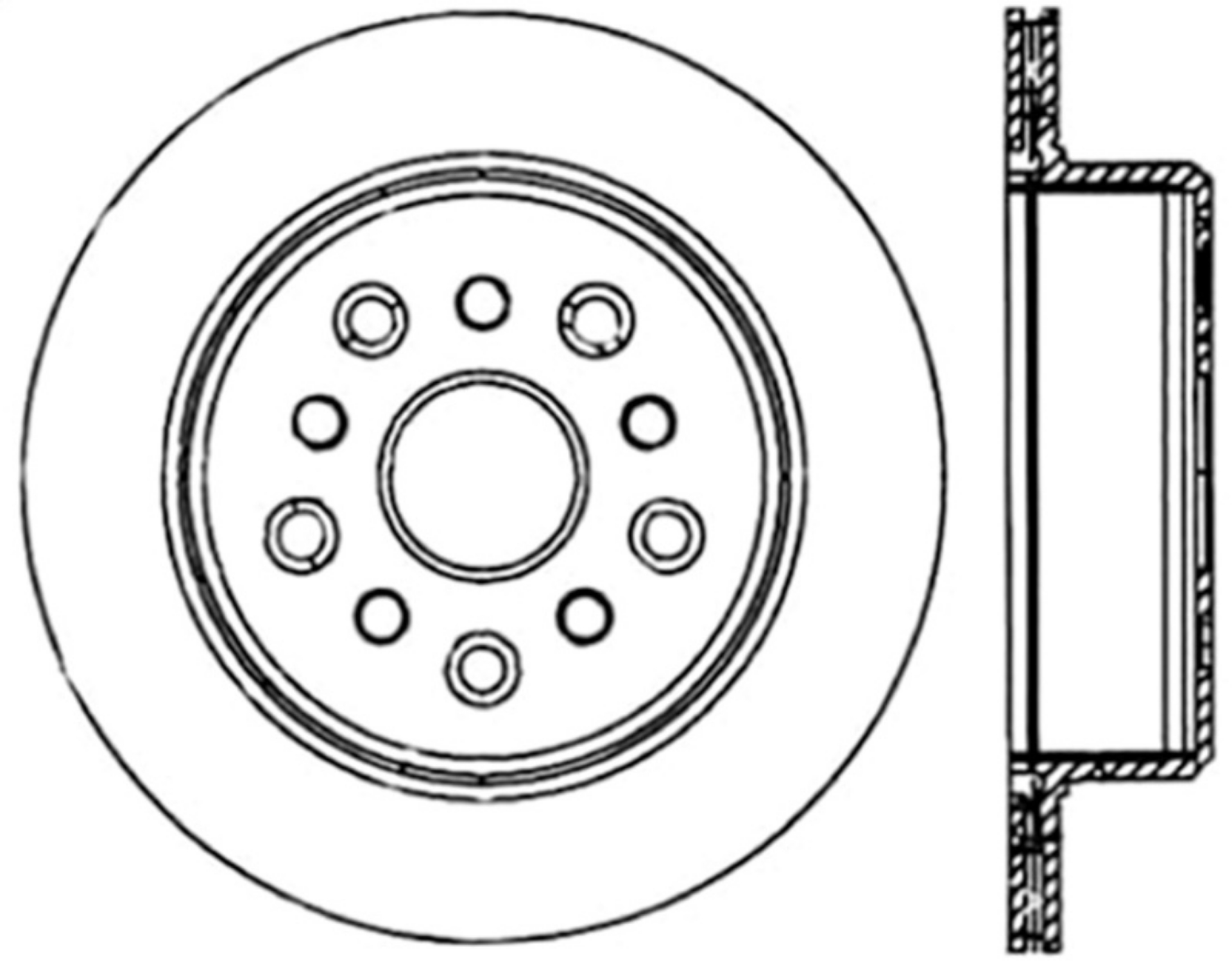 Picture of StopTech Power Slot 5-93-98 Supra Turbo Rear Right SportStop CRYO Slotted Rotor