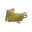 Picture of Bell SE07 Helmet Shield 2MM - Gold