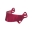 Picture of Bell SE077 Helmet Shield - Pink-- Red