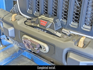 Picture of RockJock JL-JT Winch Plate Kit Steel Bumper