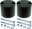 Picture of RockJock JK Bump Stop Kit Rear w- Billet Aluminum Spacers Urethane RockJock Bump Stops Hardware