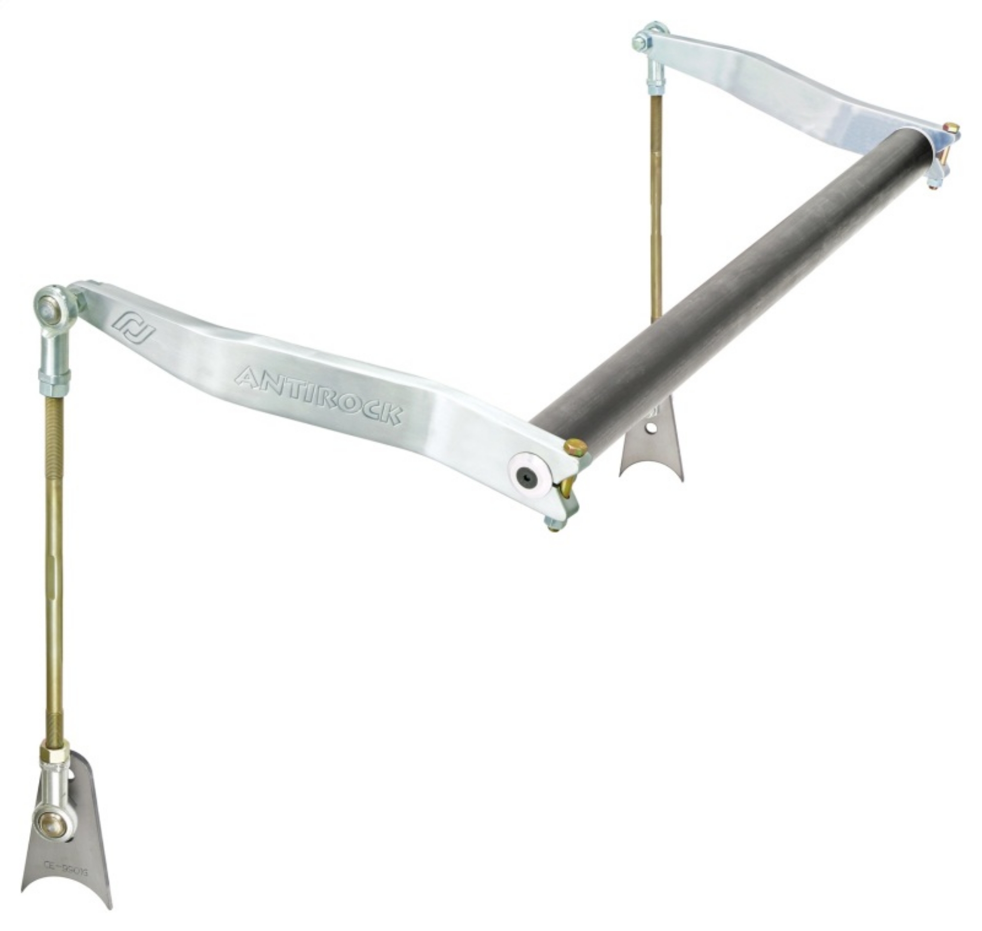 Picture of RockJock Antirock Sway Bar Kit Universal 45in Bar 15in Bent Aluminum Arms