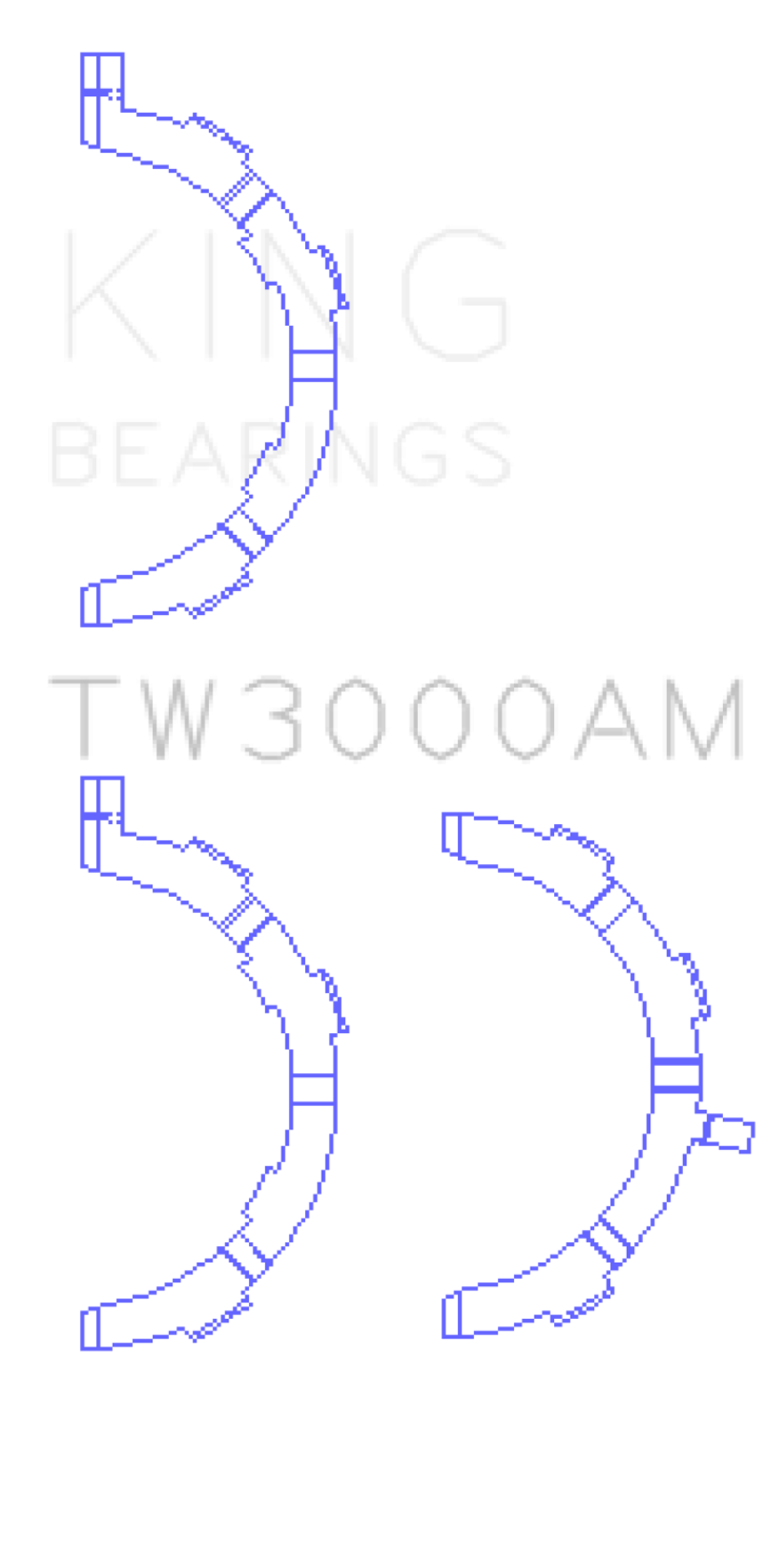 Picture of King Engine Bearings Ford 6-7L Power Stroke V8 Diesel Thrust Washer Set