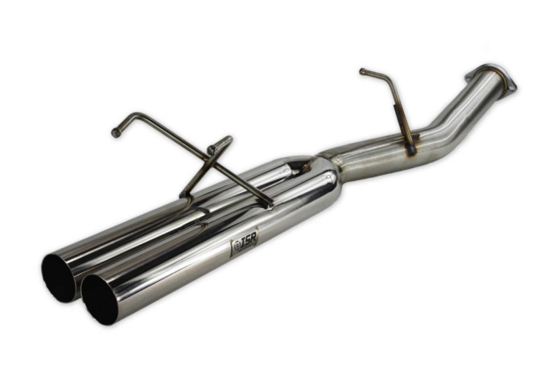 Picture of ISR Performance EP Straight Pipes Dual Tip Exhaust 3in - 89-94 S13 Nissan 240sx