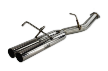 Picture of ISR Performance EP Straight Pipes Dual Tip Exhaust 3in - 89-94 S13 Nissan 240sx