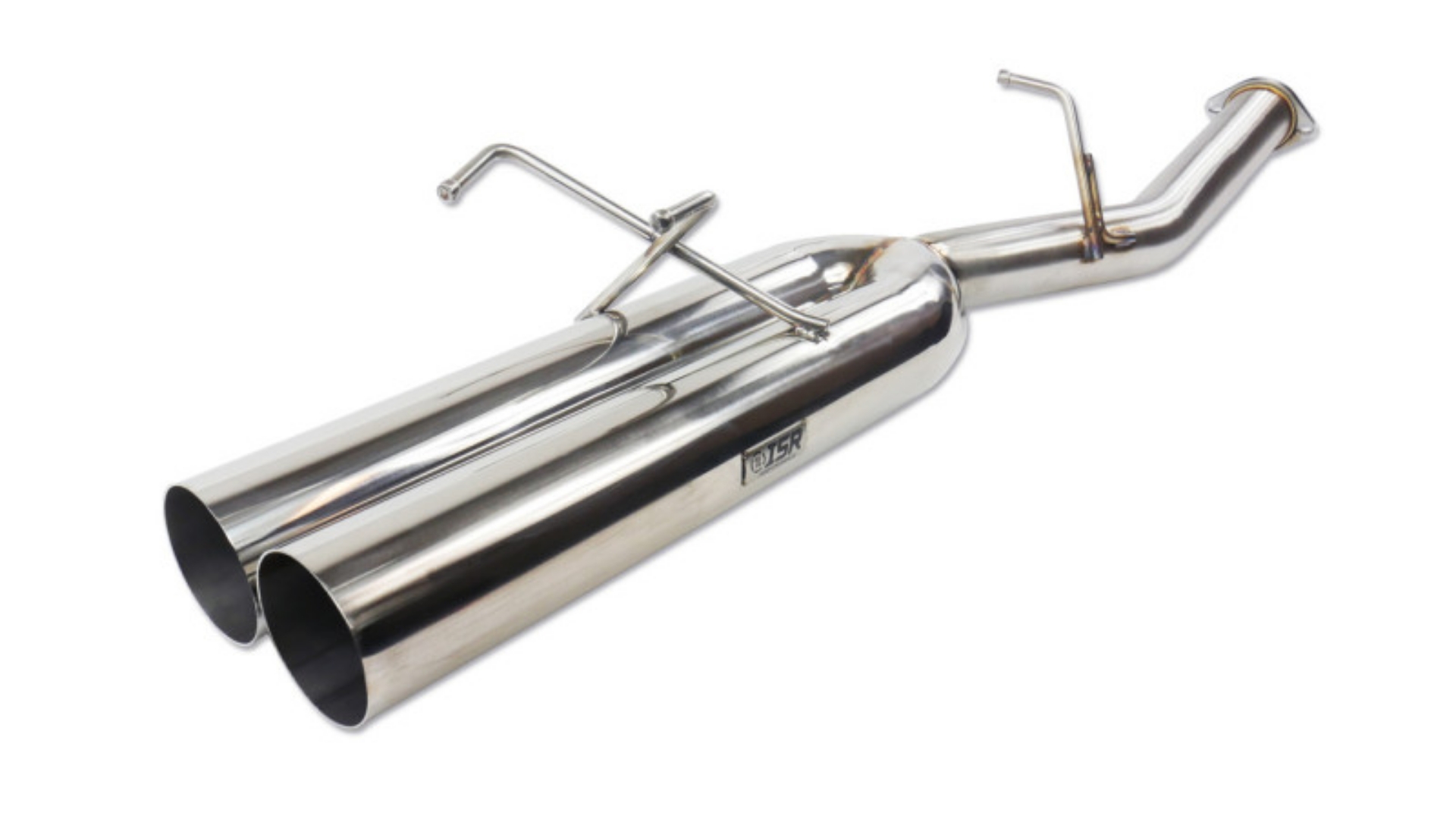 Picture of ISR Performance EP Straight Pipes Dual Tip Exhaust 4in - 89-94 S13 Nissan 240sx