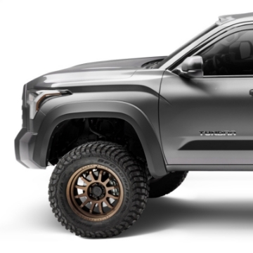 Picture of Bushwacker 22-23 Toyota Tundra Extend-A-Fender Style Flares 2pc Front- Black