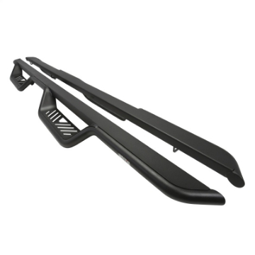 Picture of Westin 07-21 Toyota Tundra CrewMax Outlaw Drop Nerf Step Bars - Textured Black