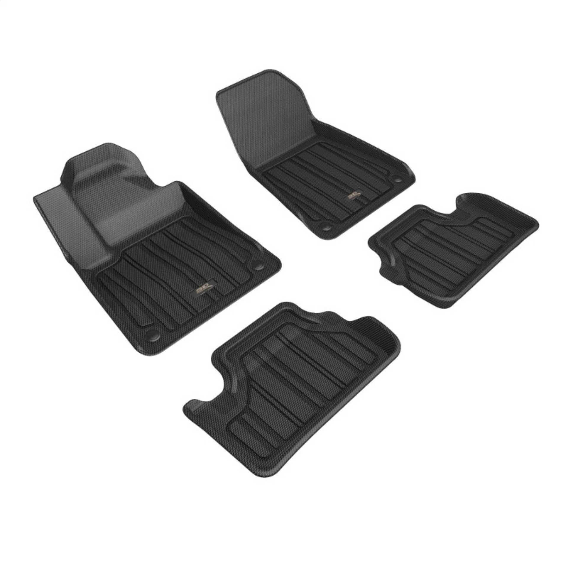 Picture of 3D MAXpider 21-23 Polestar 2 Elitect 1st & 2nd Row Floormats - Black