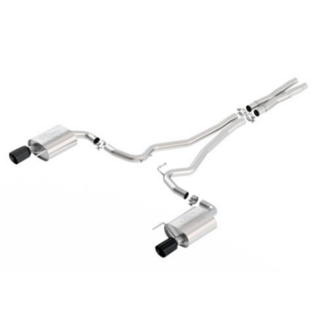 Picture of Ford Racing 16-17 Mustang GT 5-0L Coupe -Convertible EC-Type Cat-Back Exhaust System Blk Chrome Tips