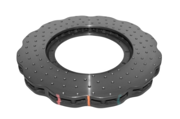 Picture of DBA 09-11 Volkswagen CC 3-6L Front 5000 Series Drilled & Slotted Ring