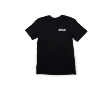 Picture of Zone Offroad Black Premium Cotton T-Shirt - Green Logo - Large