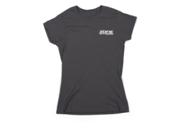 Picture of Zone Offroad Charcoal Gray Premium Cotton T-Shirt w- Zone Offroad Logo - Womens - Small