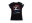 Picture of Zone Offroad Black Premium Cotton T-Shirt w- Patriotic Zone Logos - Womens - 2XL