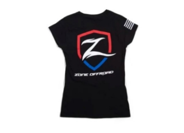Picture of Zone Offroad Black Premium Cotton T-Shirt w- Zone Offroad Logo - Womens - M
