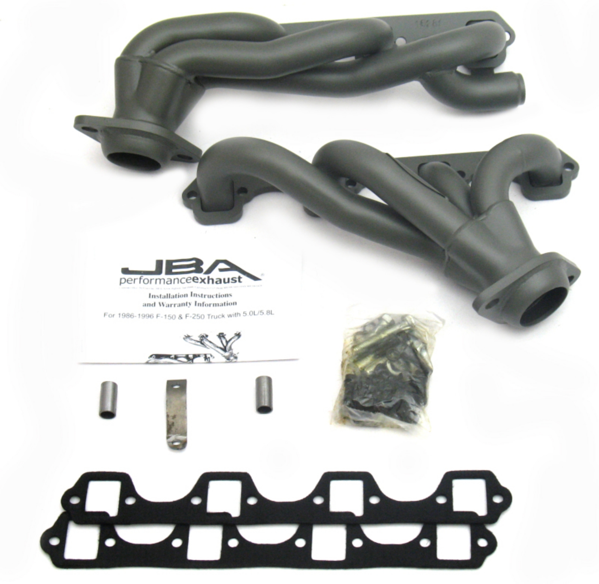 Picture of JBA 87-96 Ford F-150 5-8L SBF 1-5-8in Primary Ti Ctd Cat4Ward Header