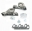 Picture of JBA 02-08 Ford Ranger 3-0L V6 w-o EGR 1-1-2in Primary Raw 409SS Cat4Ward Header