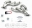 Picture of JBA 10-15 Camaro 6-2L LS 1-3-4in Primary Silver Ctd Cat4Ward Header