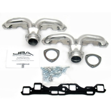 Picture of JBA 57-74 Chevrolet Corvette 265-400 SBC 1-5-8in Primary Silver Ctd Tight Tuck Header