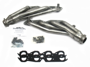 Picture of JBA 96-00 GM Truck 7-4L Vortec w-EGR & A-I-R- 1-3-4in Primary Raw 409SS Cat4Ward Header