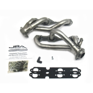 Picture of JBA 96-01 GM S Truck 4-3L V6 w-o A-I-R- Injection 1-1-2in Primary Raw 409SS Cat4Ward Header