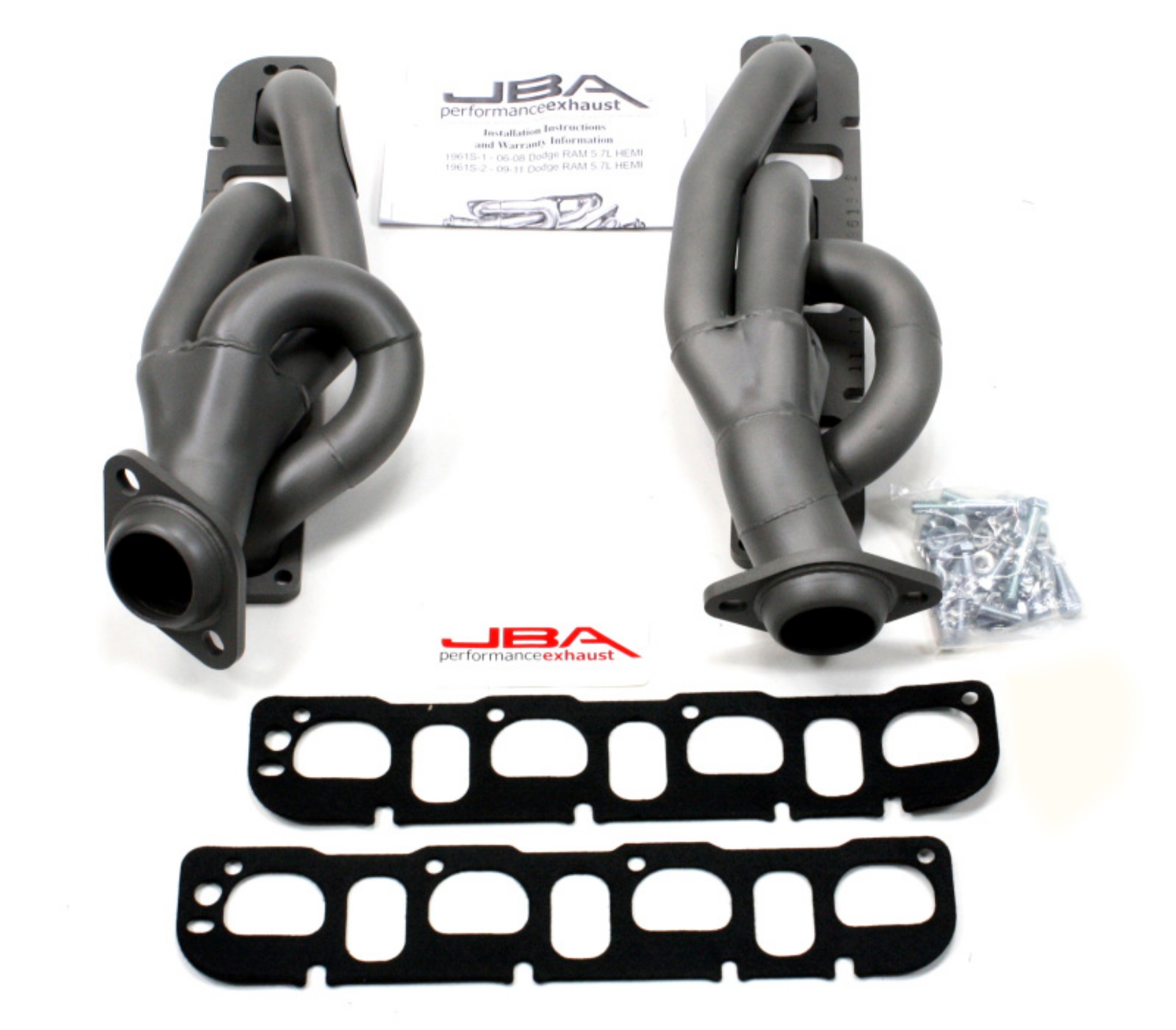 Picture of Discontinued - JBA 09-19 RAM Classic 5-7L HEMI 1-5-8in Primary Ti Ctd Cat4Ward Header