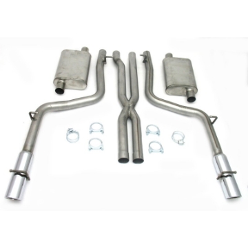 Picture of JBA 05-10 Chrysler-Dodge Cars 5-7L 409SS Dual Rear Exit Cat-Back Exhaust