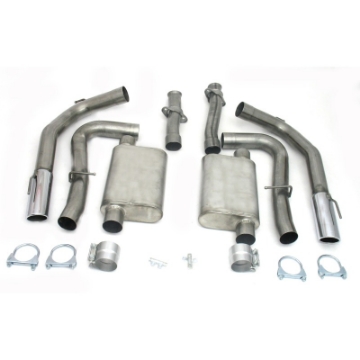 Picture of JBA 99-04 Ford Mustang Cobra IRS 4-6L 4V 409SS Dual Rear Exit Cat-Back Exhaust