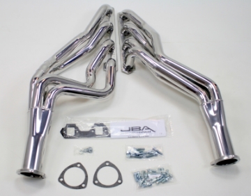 Picture of JBA 65-73 Ford Mustang 260-302 SBF 4 Speed C4-C6-AOD 1-3-4in Primary Silver Long Tube Header