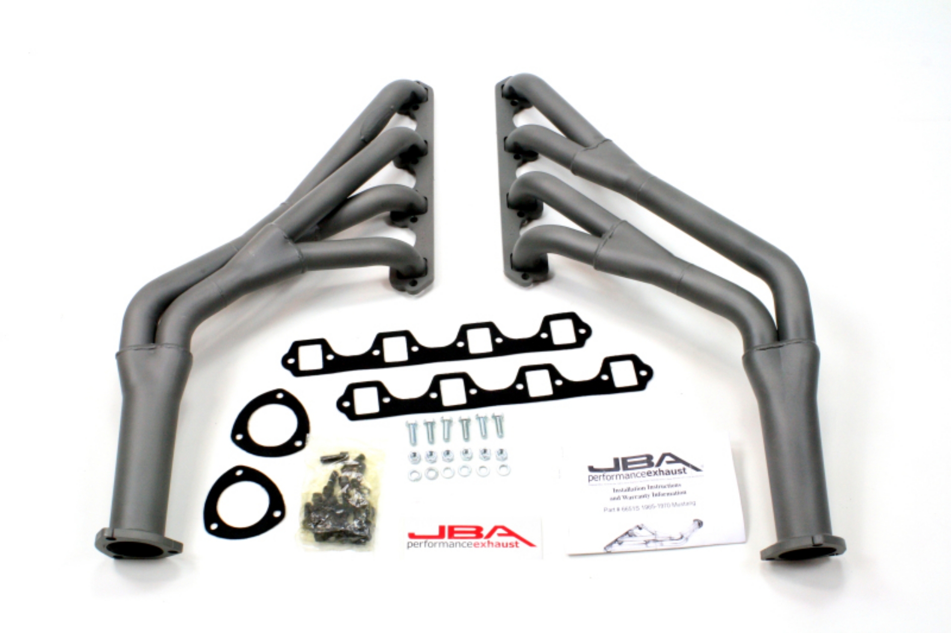 Picture of JBA 65-70 Ford Mustang 260-302 SBF 1-1-2in-1-3-4in Primary Ti Ctd Tri Y Header