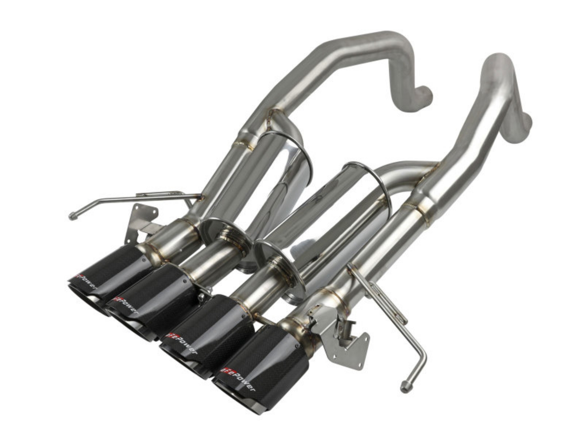 Picture of aFe MACHForce XP Axle Back 304SS Exhaust w- Carbon Fiber Tips 15-19 Chevy Corvette Z06