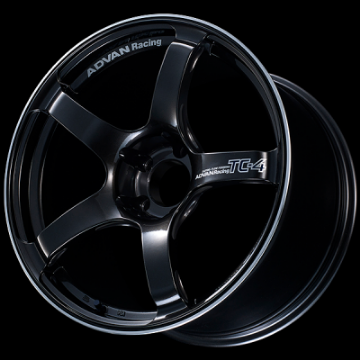 Picture of Advan TC4 18x8 +45 5x114-3 Racing Black Gunmetallic and Ring Wheel