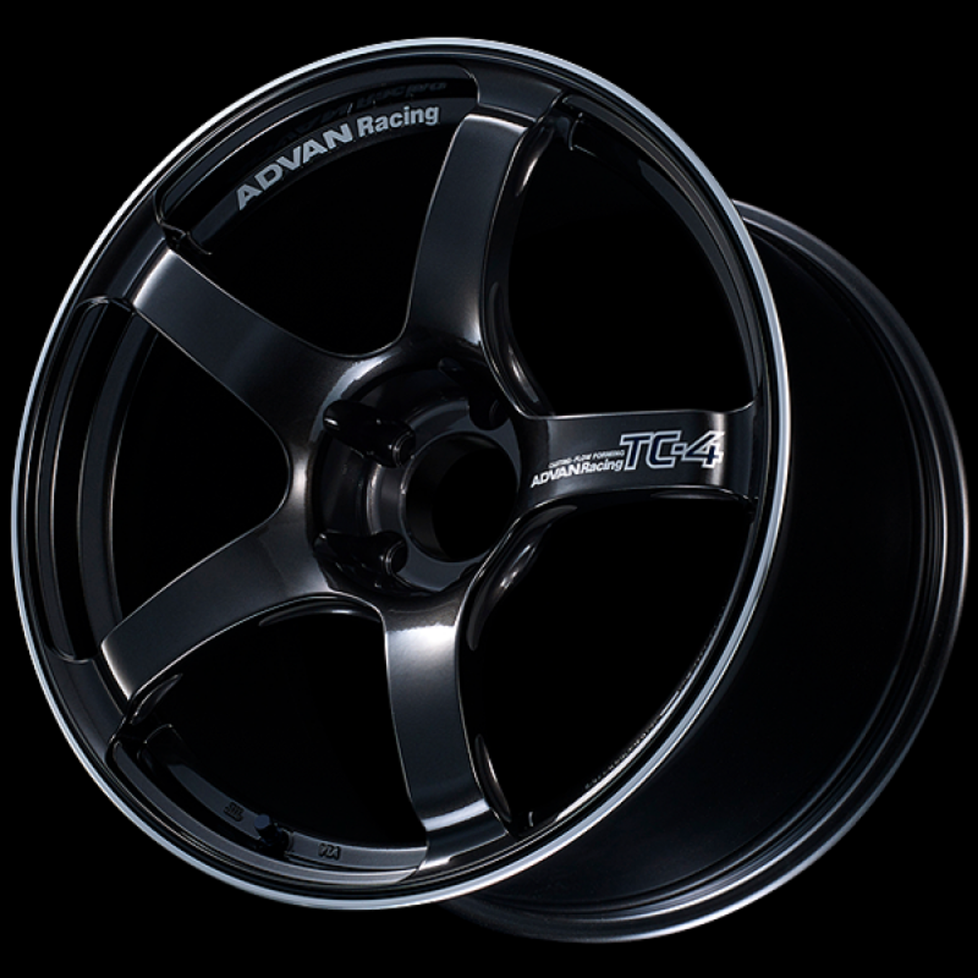 Picture of Advan TC4 18x10 +35 5x114-3 Racing Black Gunmetallic and Ring Wheel