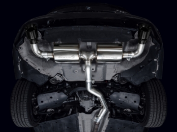 Picture of AWE 19-23 BMW 330i - 21-23 BMW 430i Base G2X Touring Excl-Conv Axle Back Exhaust - Diamond Black