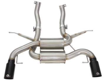 Picture of aFe MACHForce XP 2-5in Axle Back Stainless Exhaust w- Black Tips 07-13 BMW 335i 3-0L L6 E90-92 N55